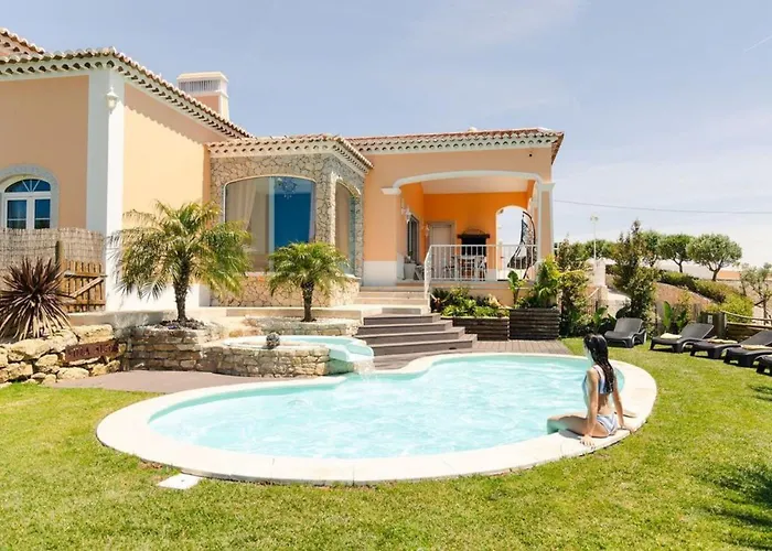 Altus Near Ericeira With Swimming Pool, Jacuzzi And 2 Games Villa Cambaia